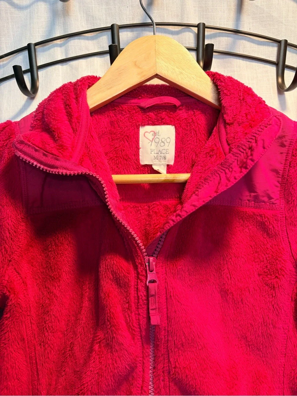 The Children's Place Pink Fleece Zip-Up Jacket